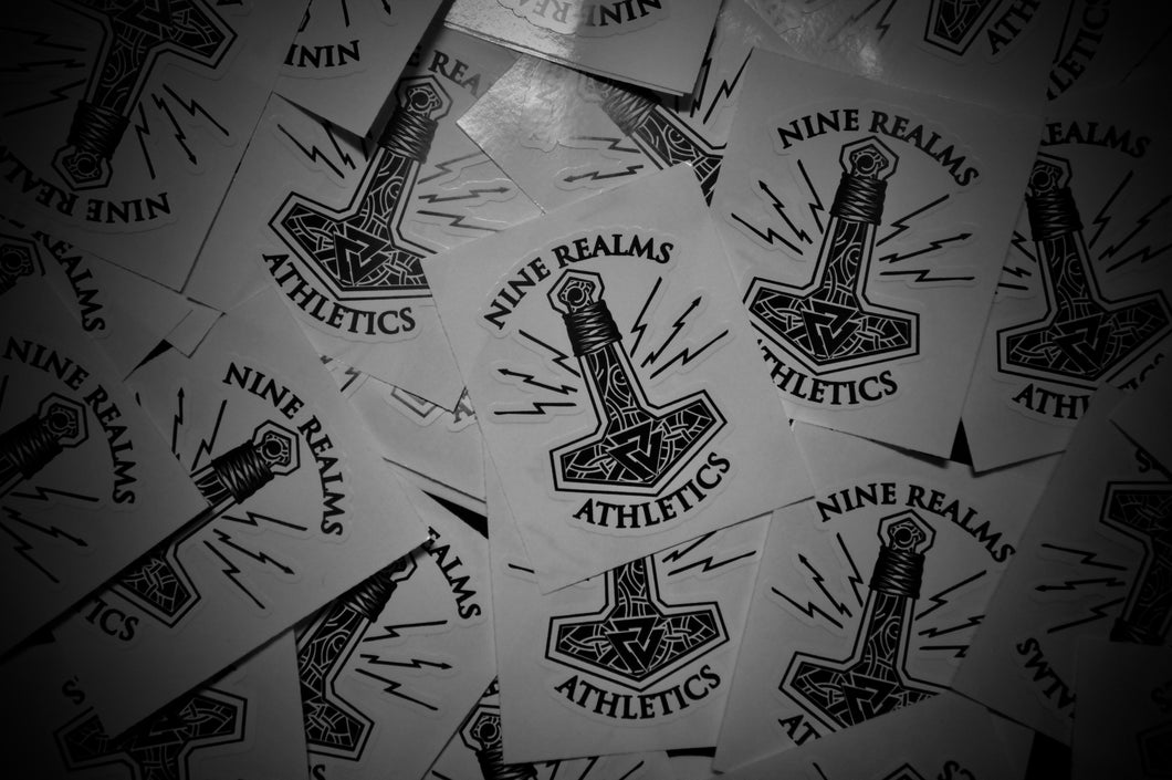 Nine Realms Athletics Classic Hammer Sticker