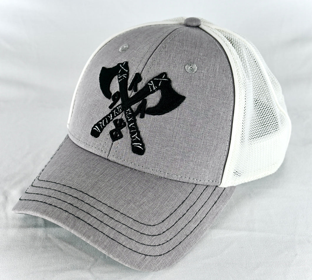 Berserker Battle-Axe Grey Hat